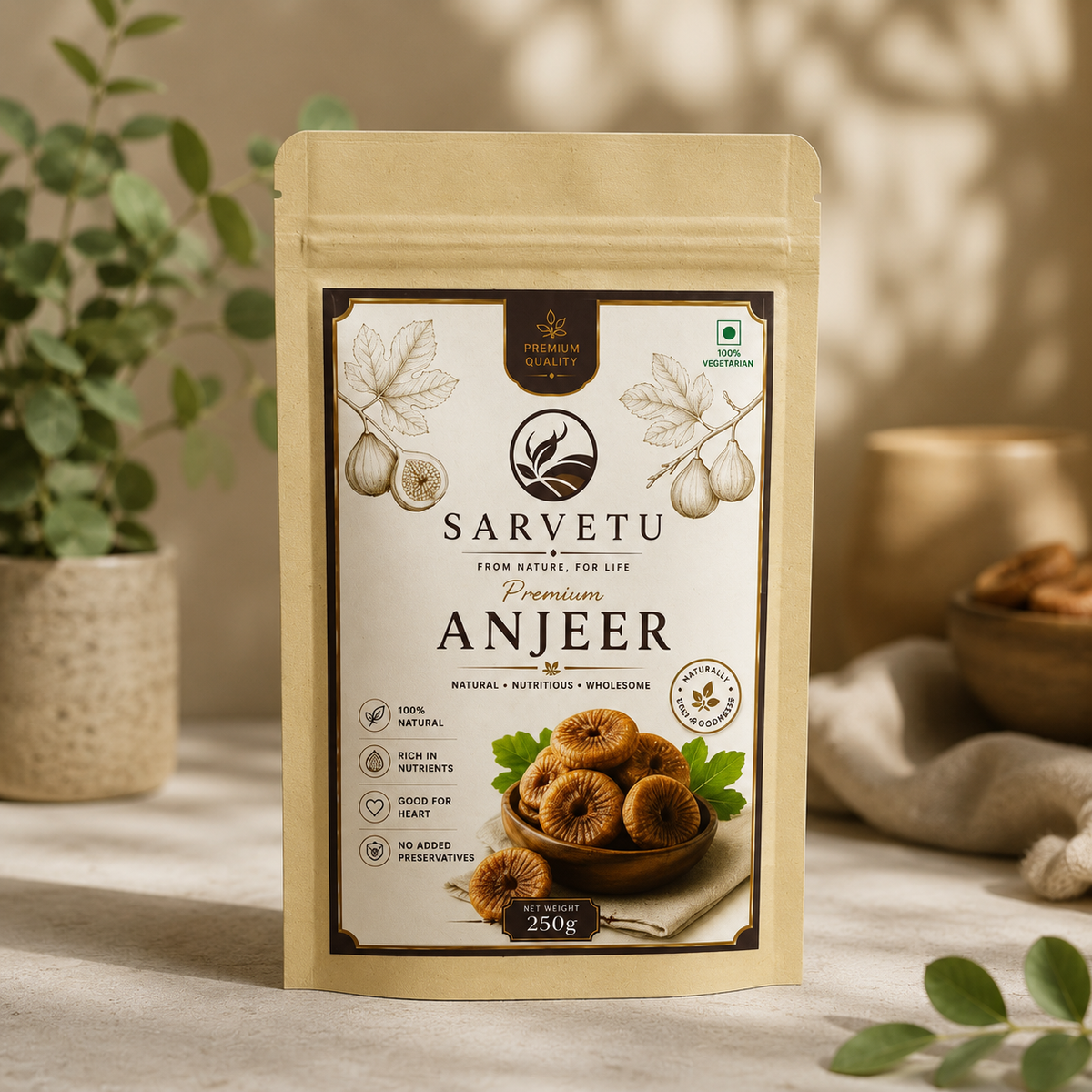 Sarvetu Premium Anjeer 250gm