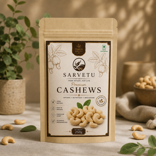 Sarvetu Premium Cashew (Kaju) 250gm