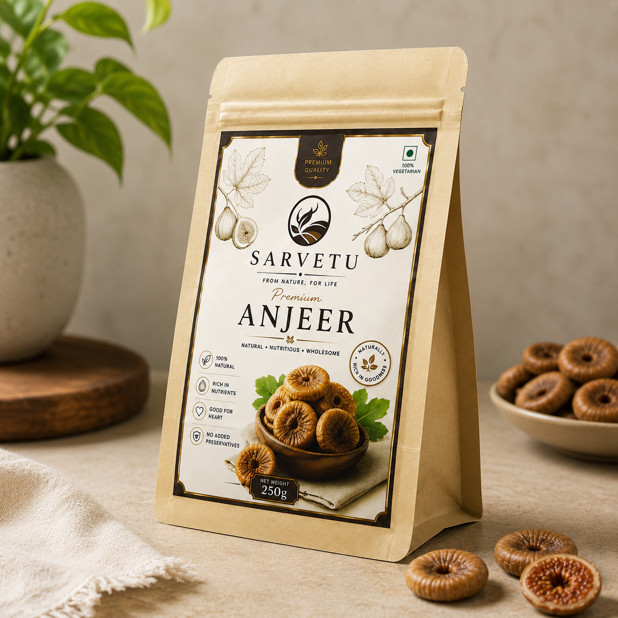 Sarvetu Premium Anjeer 250gm